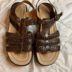 Dansko Brown Leather Sandals